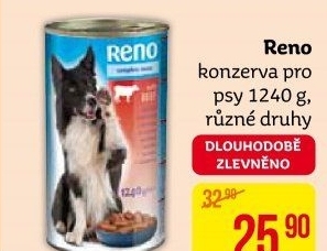 Konzerva pro psy Reno