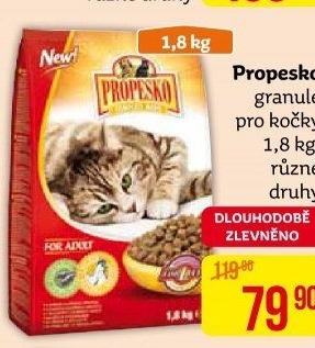 Granule pro kočky Propesko