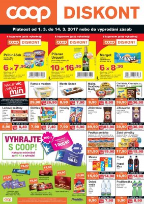 akční leták COOP 1.3.2017-14.3.2017