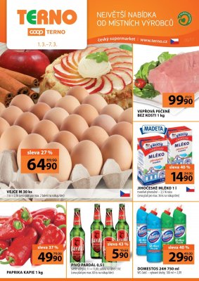akční leták COOP 1.3.2017-7.3.2017