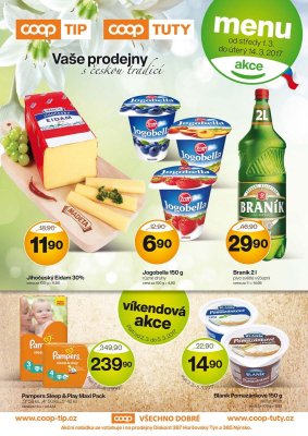 akční leták COOP 1.3.2017-14.3.2017