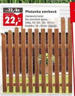 Dřevěná plotovka