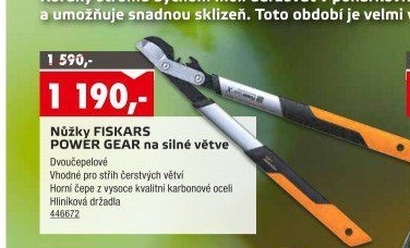 Nůžky na silné větve Fiskars