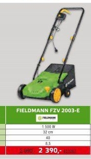 Elektrický vertikulátor FZV 2003 Fieldmann