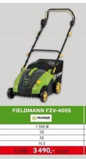 Elektrický vertikutátor FZV 4005 E Fieldmann