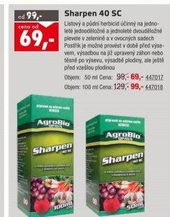 Postřik Sharpen 40 SC AgroBio
