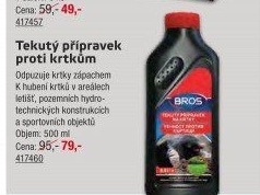 Prostředek protikrtkům Bros