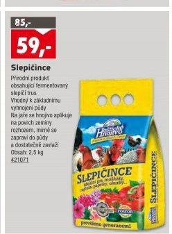 Hnojivo slepičince Hoštické