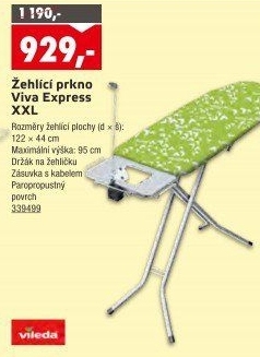 Žehlící prkno Viva Express XXL Vileda