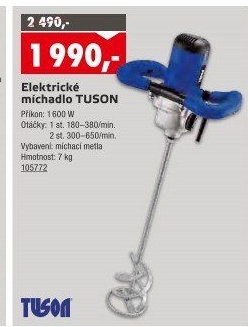 Míchadlo stavebních materiálů Tuson