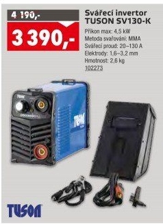 Svářecí invertor Tuson SV130-K