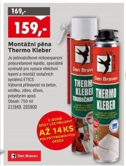 Montážní pěna Thermo Kleber Den Braven