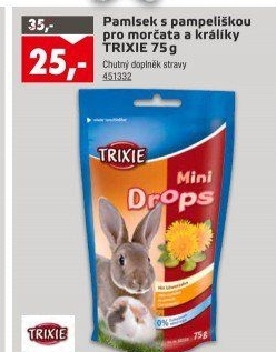 Mini dropsy s pampeliškou pro morčata a králíky Trixie