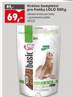 Krmivo kompletní pro fretky Lolo