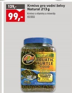 Krmivo pro želvy Natural Zoomed