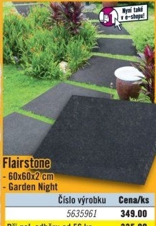 Dlaždice Flairstone Garden Night