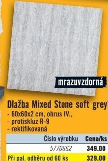 Terasová dlažba MIXED STONE