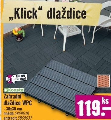 Klick dlaždice Konsta