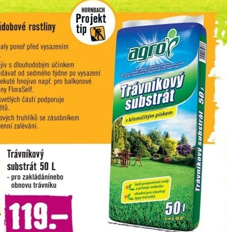 Trávníkový substrát 50 L