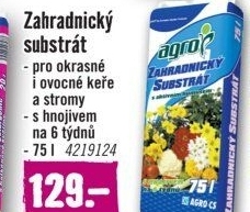 Zahradnický substrát 75 l