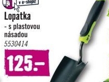 Květinová lopatka for_q s plastovou rukojetí