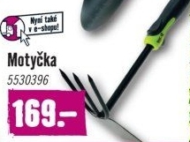 Okopávačka se třemi hroty for_q s plastovou rukojetí