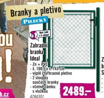 Branka IDEAL 1450 x 1000 mm, PVC