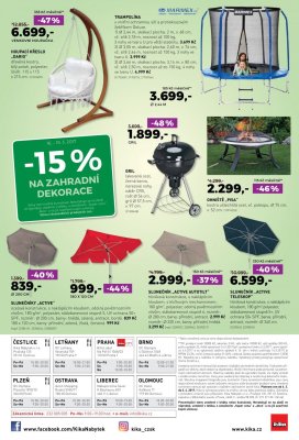akční leták Kika nábytek 6.3.2017-2.4.2017