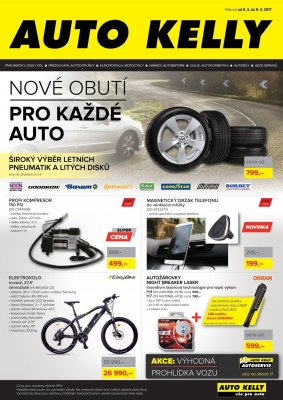 akční leták Auto Kelly 6.3.2017-9.4.2017