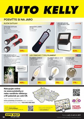 akční leták Auto Kelly 6.3.2017-9.4.2017