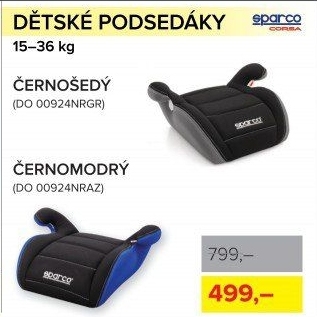 Podsedák do auta Sparco