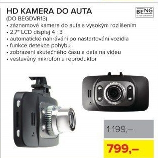 Kamera do auta Full HD Beng