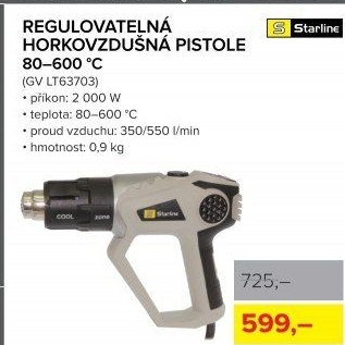 Horkovzdušná pistole Starline