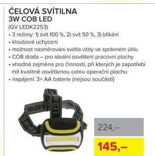 Led čelovka