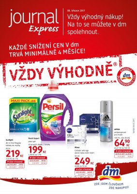 akční leták dm drogerie 8.3.2017-11.4.2017