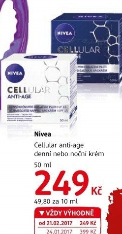 Krém pleťový omlazující Anti-age Cellular Nivea