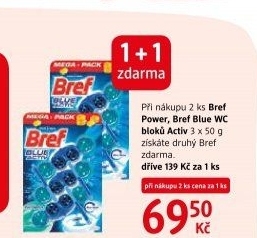 WC blok tuhý Power Aktiv Bref
