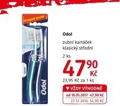 Kartáček na zuby Odol