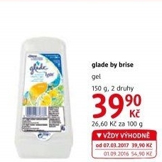 Osvěžovač vzduchu gel Glade by Brise