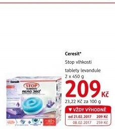 Pohlcovač vlhkosti Aero 360° Ceresit - náhradní tablety