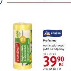 Zatahovací pytle na odpadky s vůní 30 l Profissimo