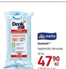 Vlhčené ubrousky Denkmit