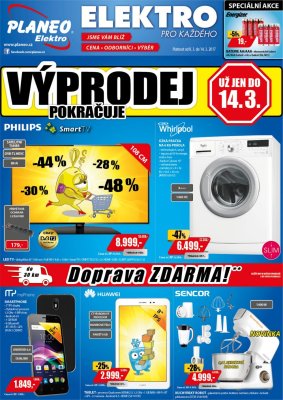 akční leták Planeo Elektro 8.3.2017-14.3.2017