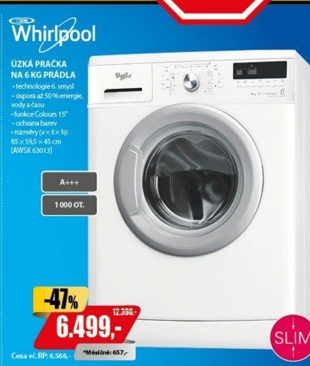 Pračka Whirlpool AWSX 63013