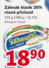 Sýr termizovaný Zálesák Milki