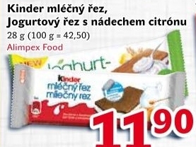 Řez mléčný Kinder