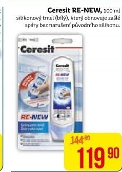 Obnovovač zašlého silikonu Ceresit