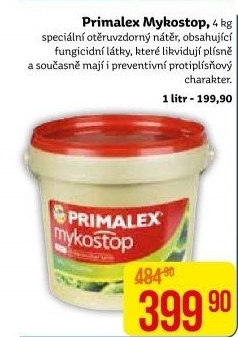Malířský protiplísňový nátěr Mykostop Primalex