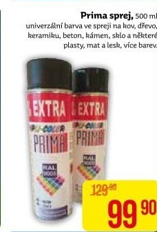 Univerzální barva ve spreji Prima RAL