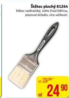Plochý malířský štětec Spokar